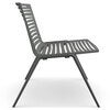 Zebra Sessel Metallic Grau