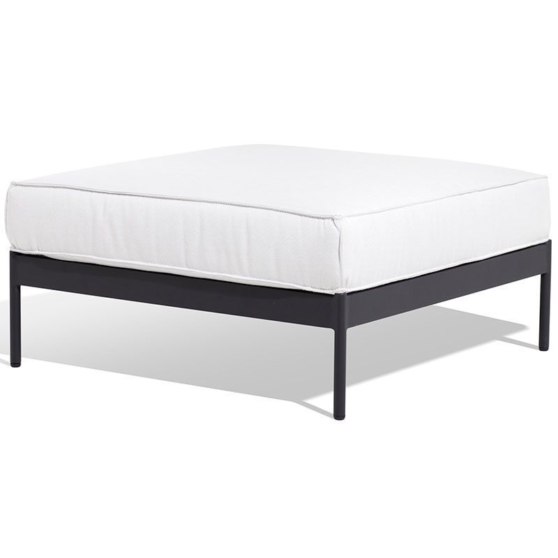 Lidö Fußhocker Grau