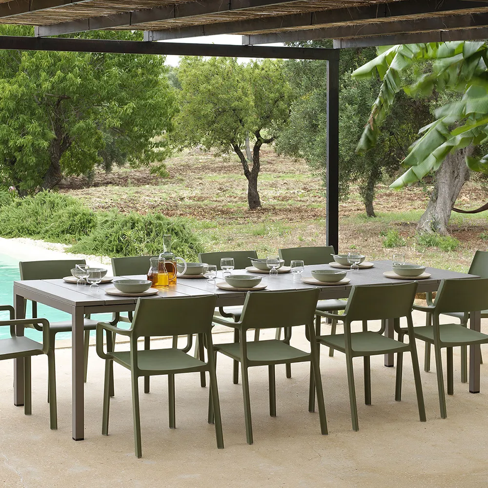 Rio Esstisch 210/280x100cm White