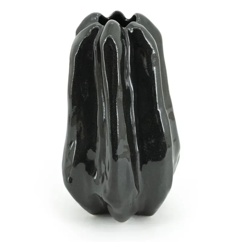 Alba small Vase 16.5x15x25.5 cm schwarz