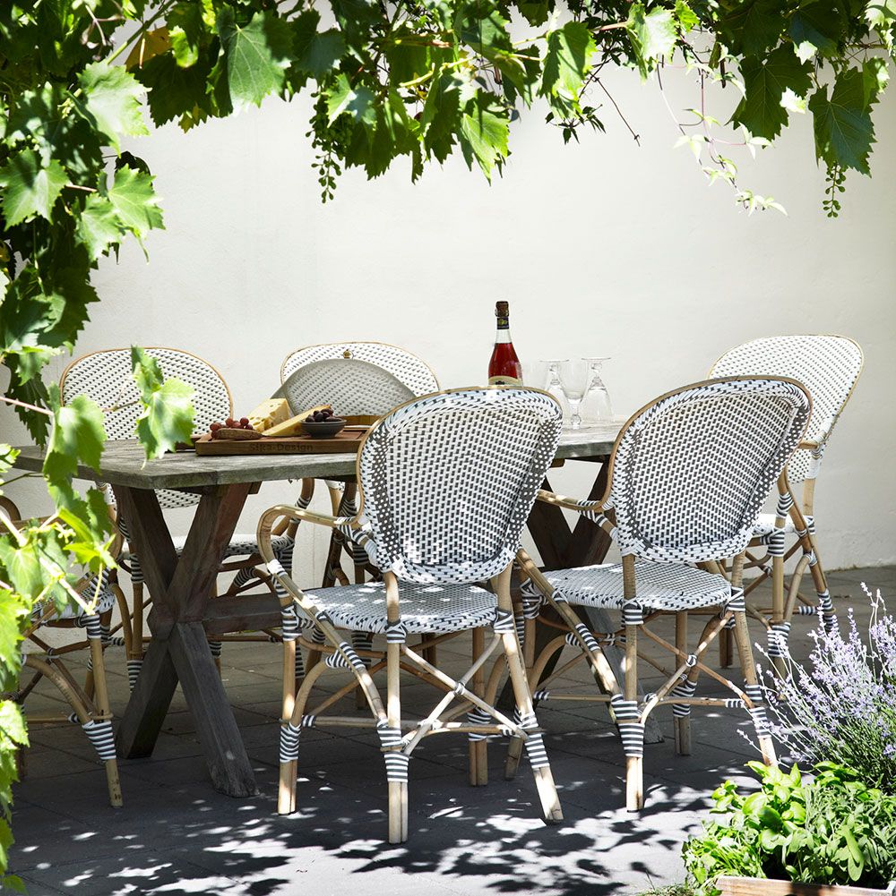 Isabell Rattan Stuhl Taupe