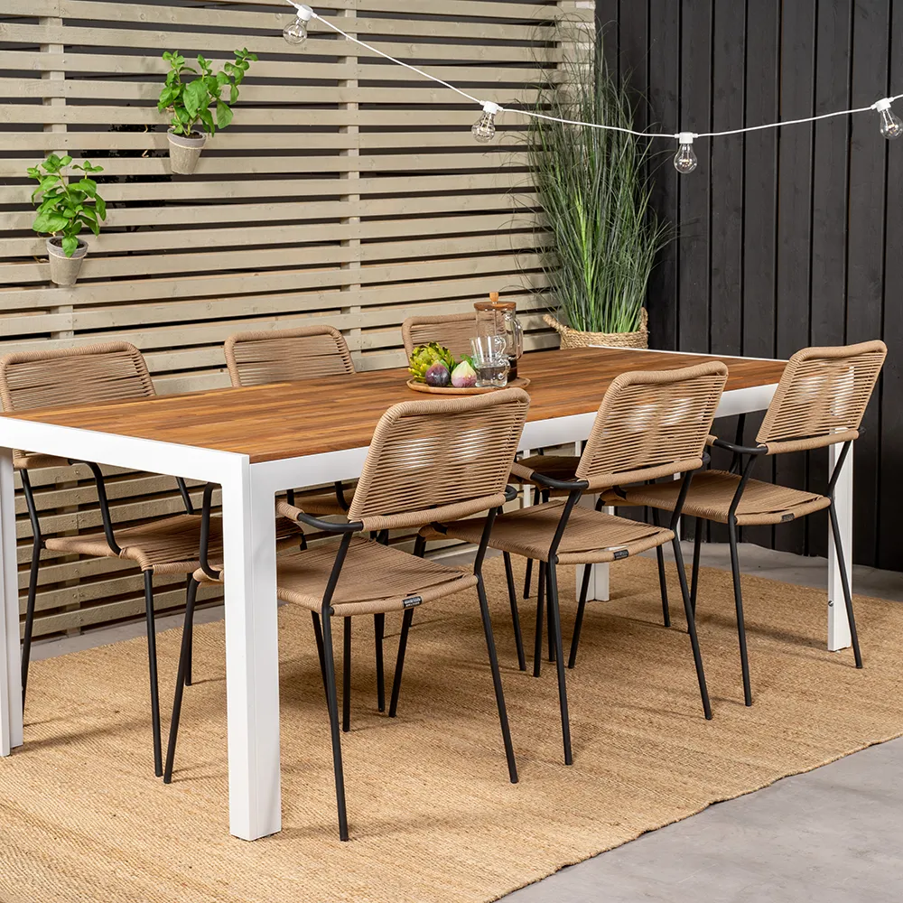 Lindos Sessel Latte 2er-Pack