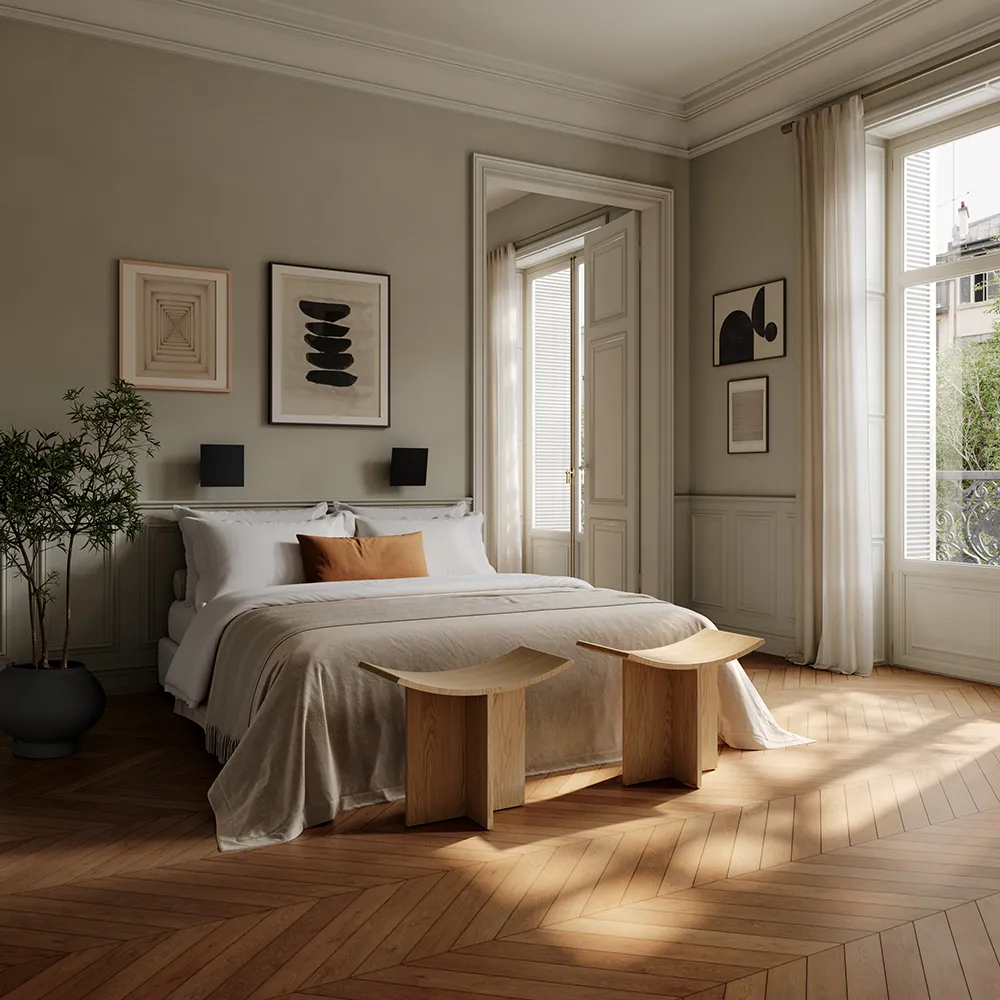 Brutus Hocker – Eiche natur