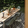 Fiber Outdoor Esstischstuhl Grey 