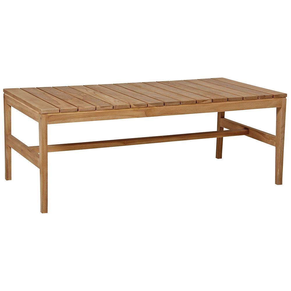 Beliebter Couchtisch 70x140 cm aus Teakholz