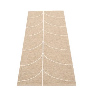 Gewebter Teppich Leif Light Nougat 70x180 cm