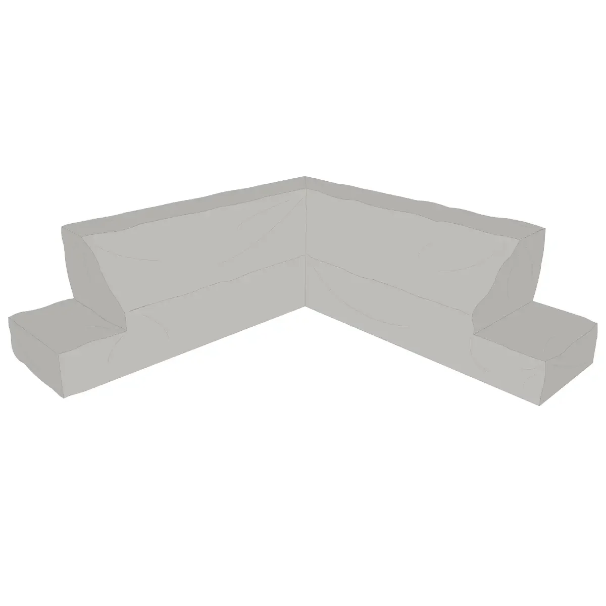 Möbelabdeckung für Coaldale Ecksofa L269/R269 x 74 x 62 cm
