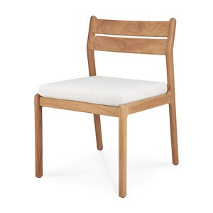 Jack Esstischstuhl Teak/Off White