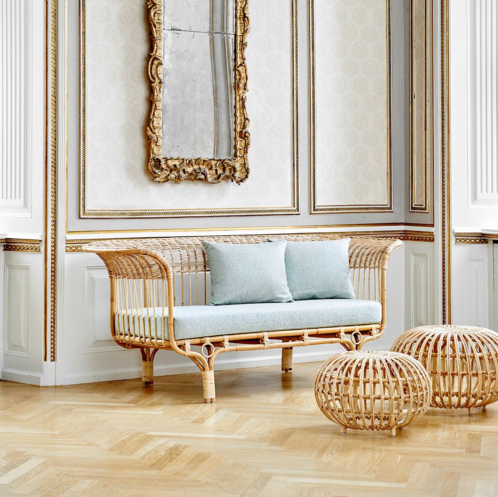  Belladonna-Sofa, poliertes natürliches 