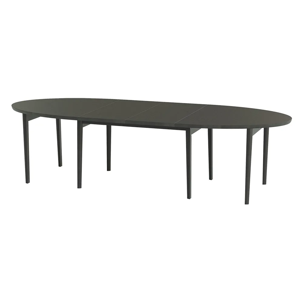 Sm78 Tisch Eiche Schwarz Lack