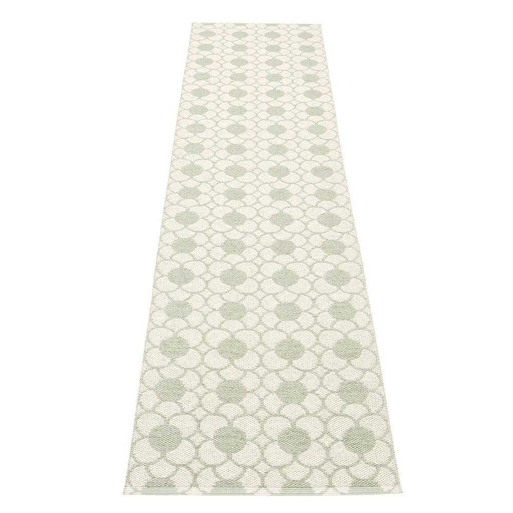 Anya teppich Misty Mint/Vanilla 70 x 300 cm