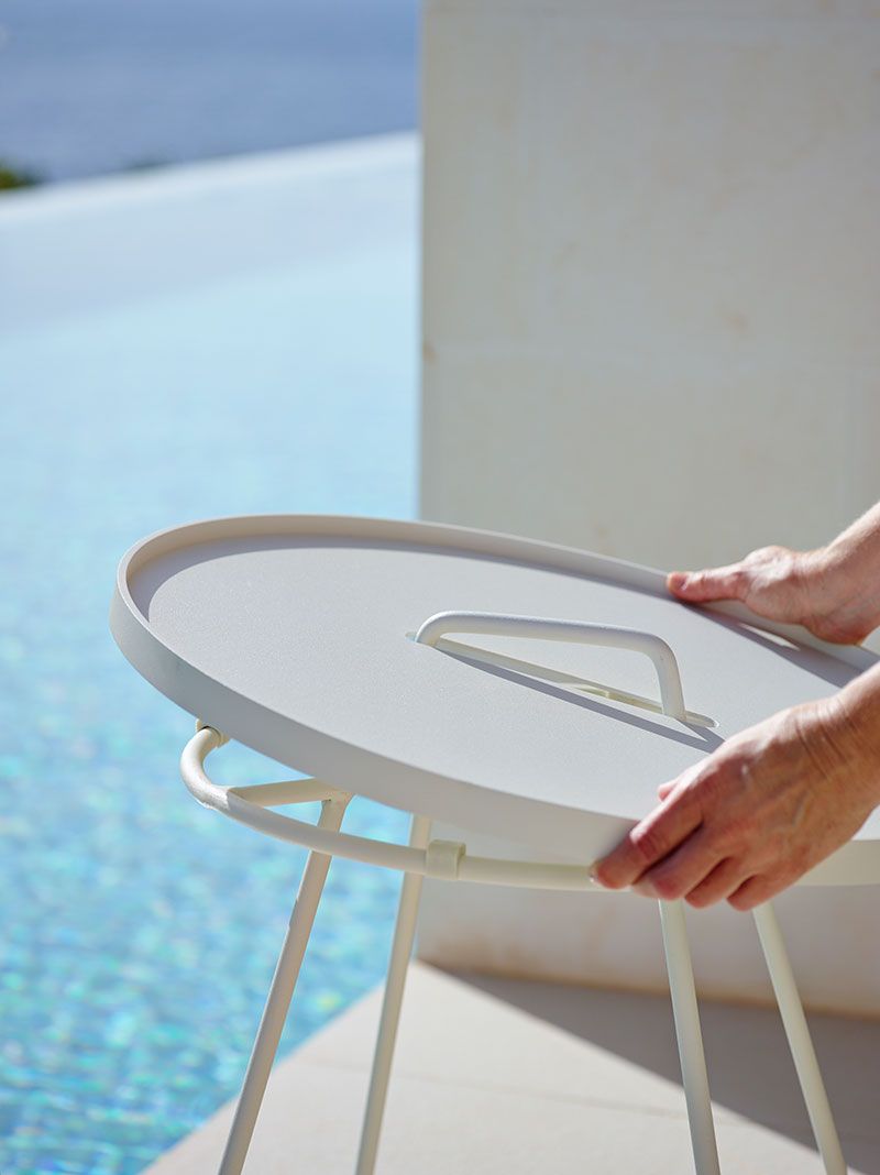 On The Move Beistelltisch 52 cm weiß