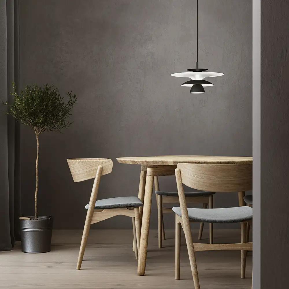 Picasso-Hängeleuchte 380 mm Mattschwarz