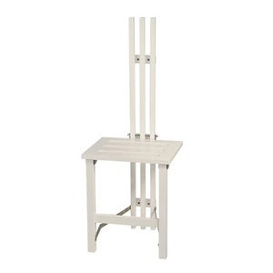 Nadja Wall Chair Birke weiß lackiert
