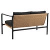 Motty 2-Sitzer-sofa schwarz / Teddy black