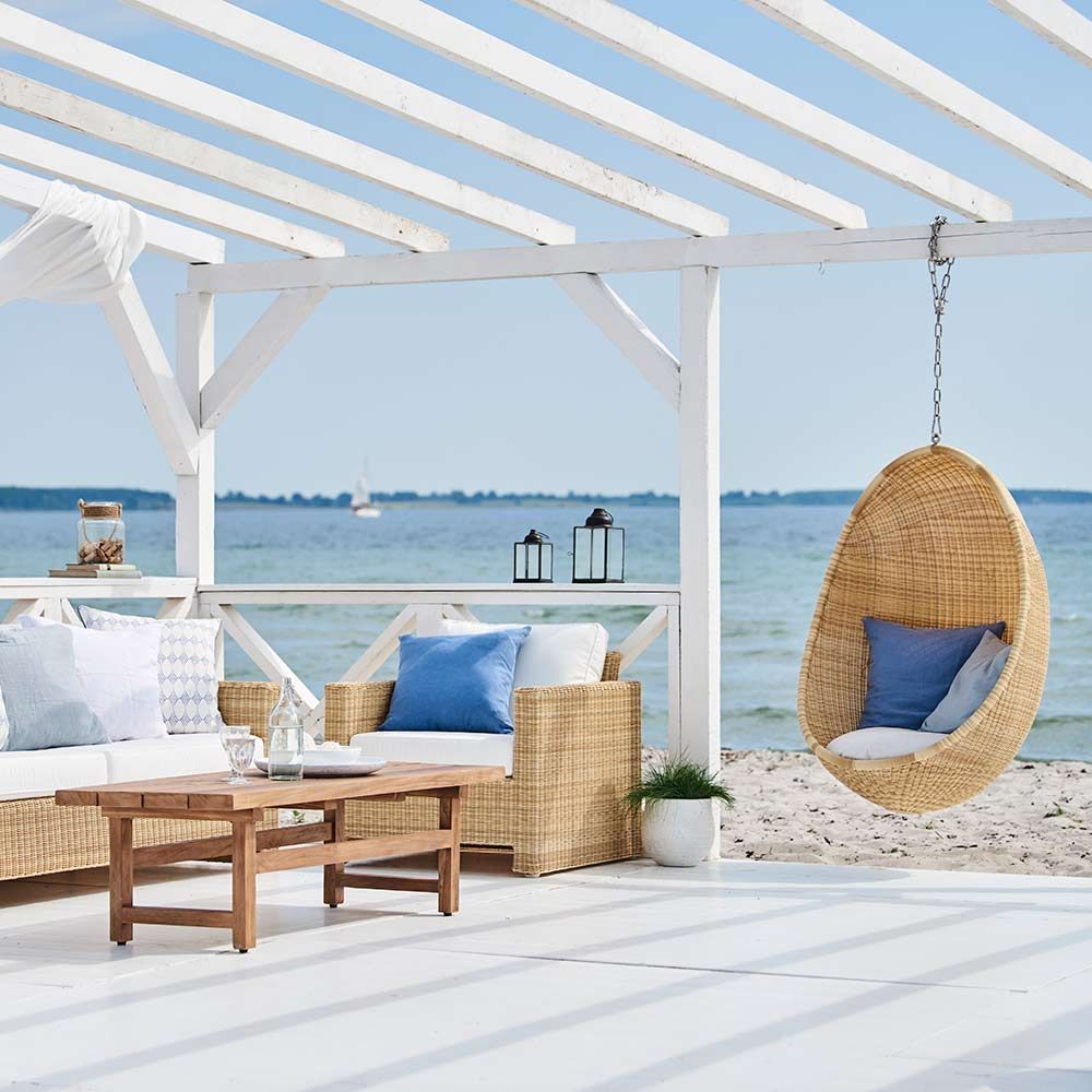 The Hanging Egg Chair Outdoor, Schwarz