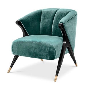 Sessel Pavone Aegean green