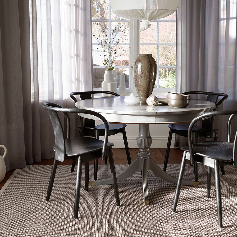 Svea Teppich 70x50 cm warm grey / granit metallic