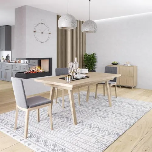 SM47 Esszimmerstuhl mit Stoff in Kat. 1