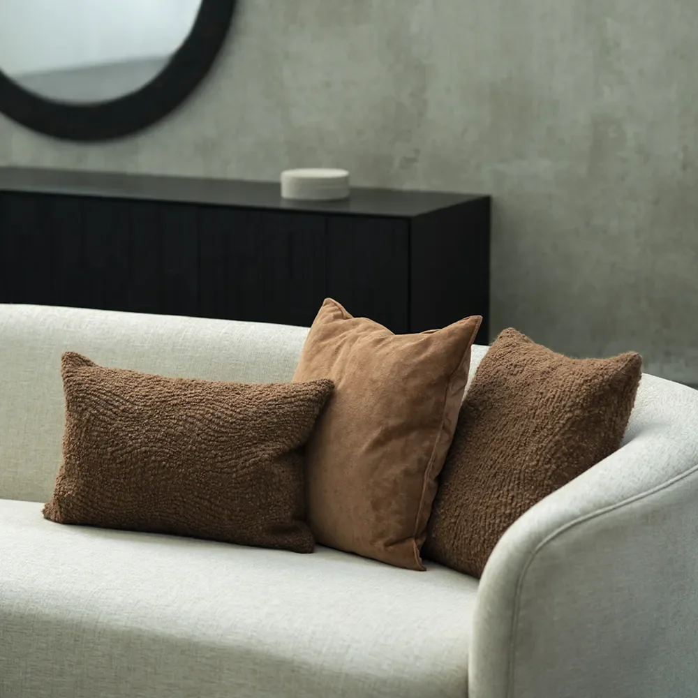 Kissen Wave 60x40 cm Cinnamon