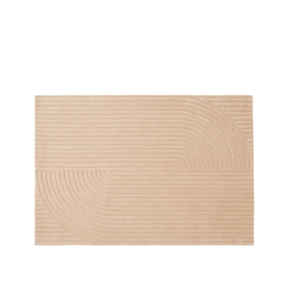 Relevo Teppich Quattro – 170 x 240 cm – Hellrosa