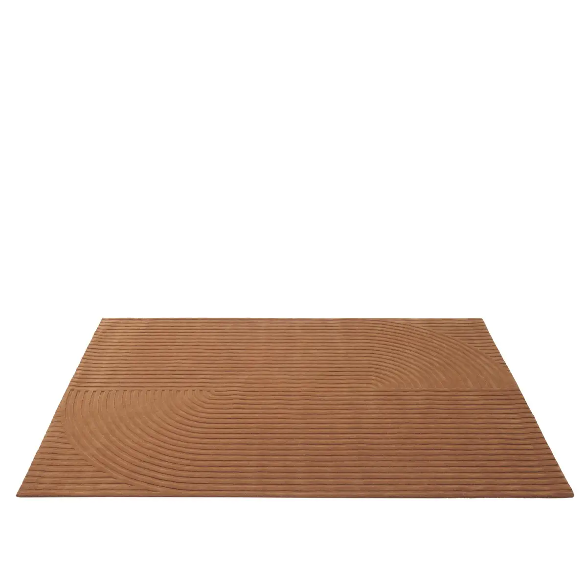 Relevo Teppich Quattro - 200 x 300 cm - Burnt Orange Muuto