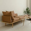 Lounge Around  3-Sitzer-Sofa Oak/Sugar Brown