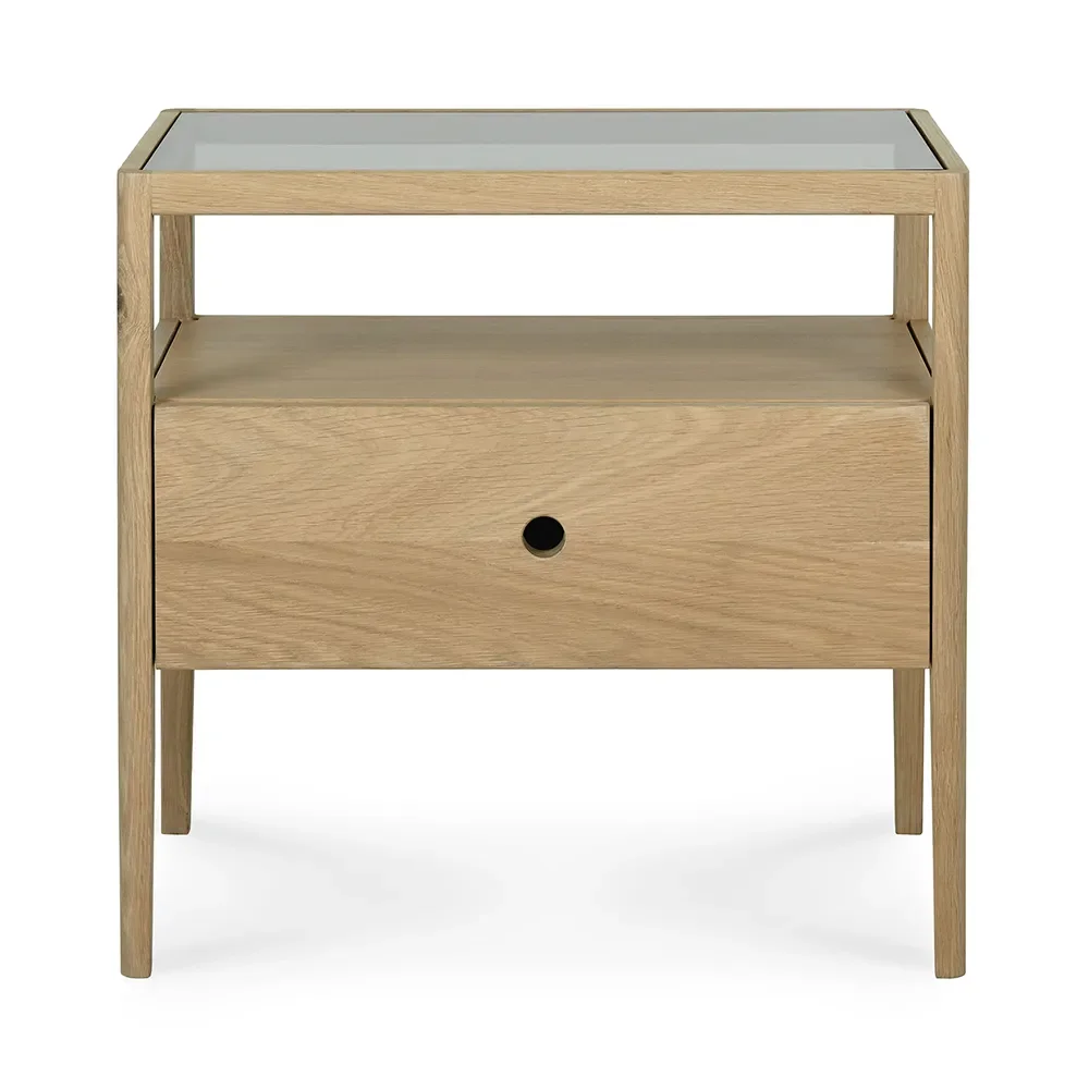 Spindel Nachttisch Eiche