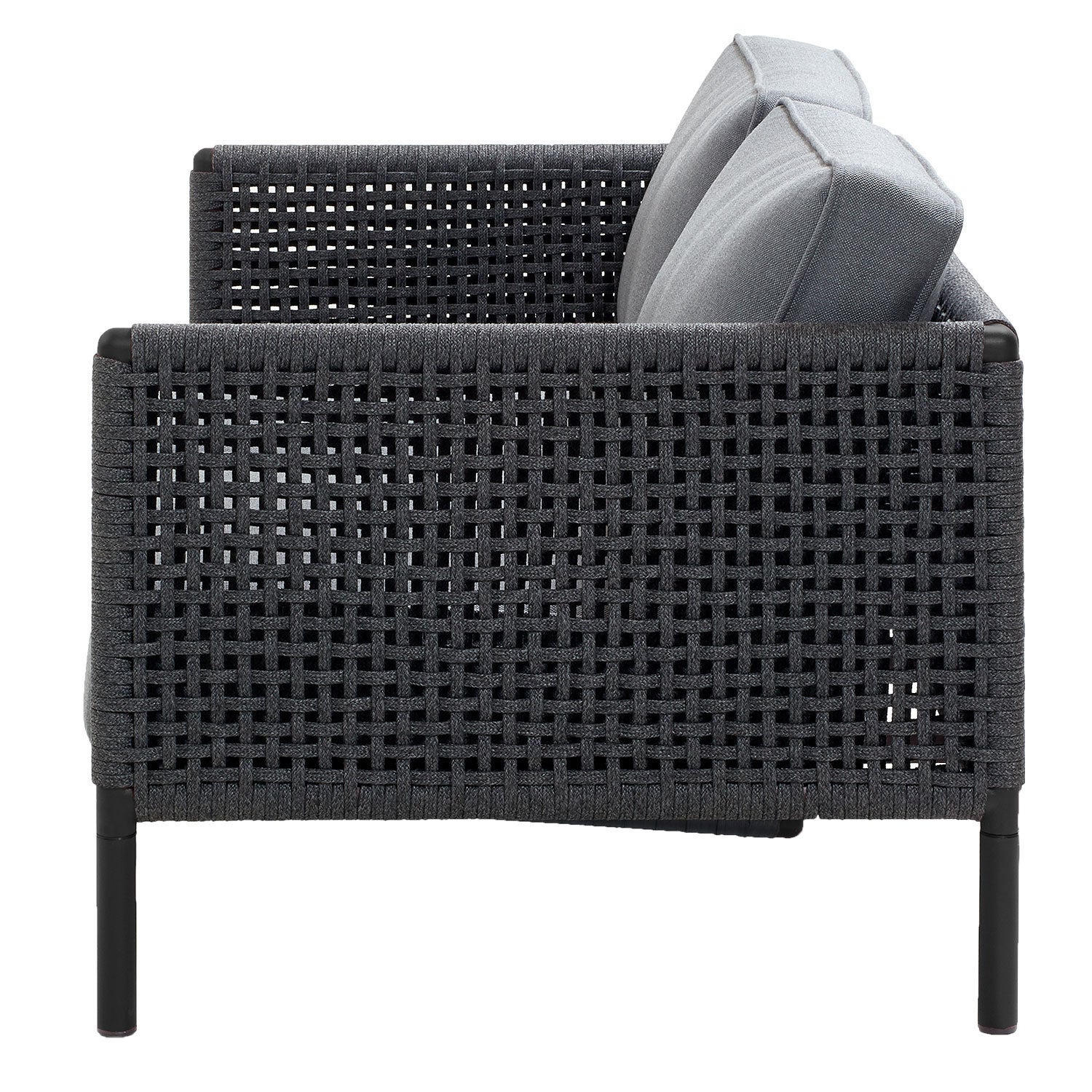 Encore 2 Sitzer Sofa Dunkelgrau/Lavagrau