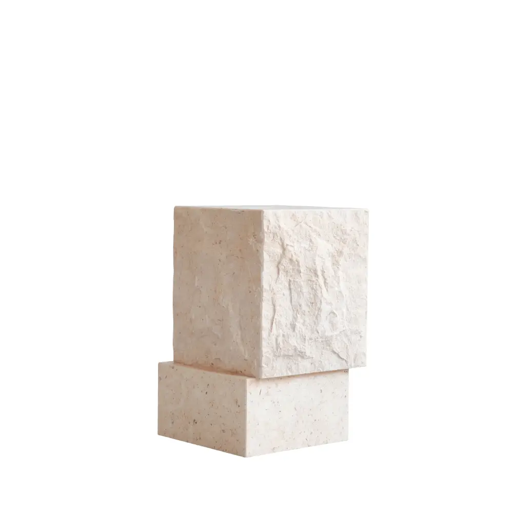 Temple Couchtisch hoch – Limestone