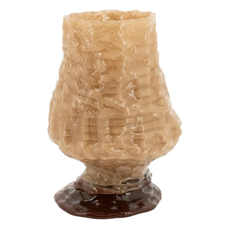 Melte large 18x18x26 cm Glas light brown