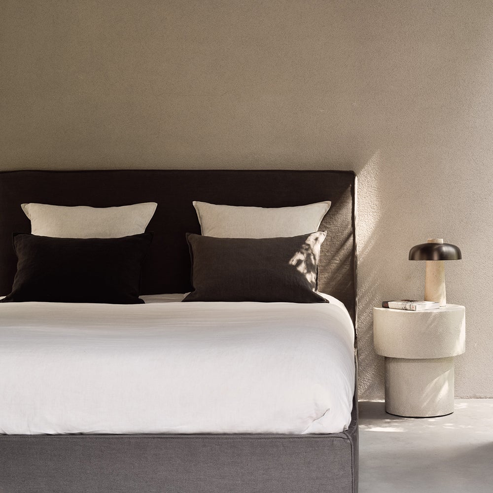 Revive Bettrahmen 180x200 Graues Leinen