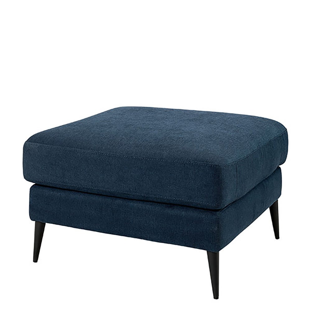 ANDORRA Fußhocker – einfach tiefblau
