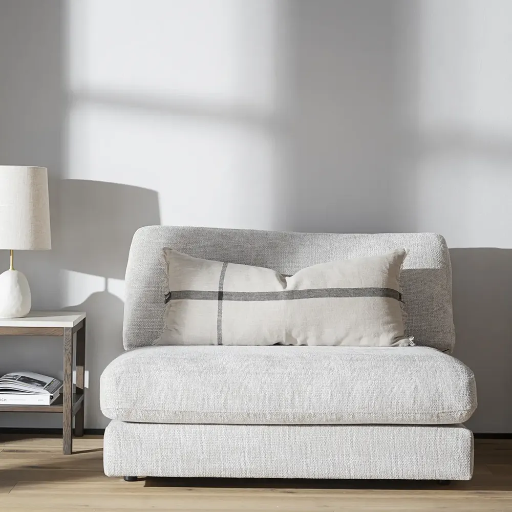 Duncan 1,5-Sitzer Stoff Robin hellgrau