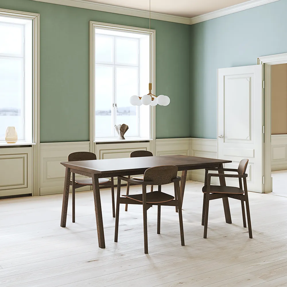 SM842 Esszimmerstuhl Eiche Mocca Braun