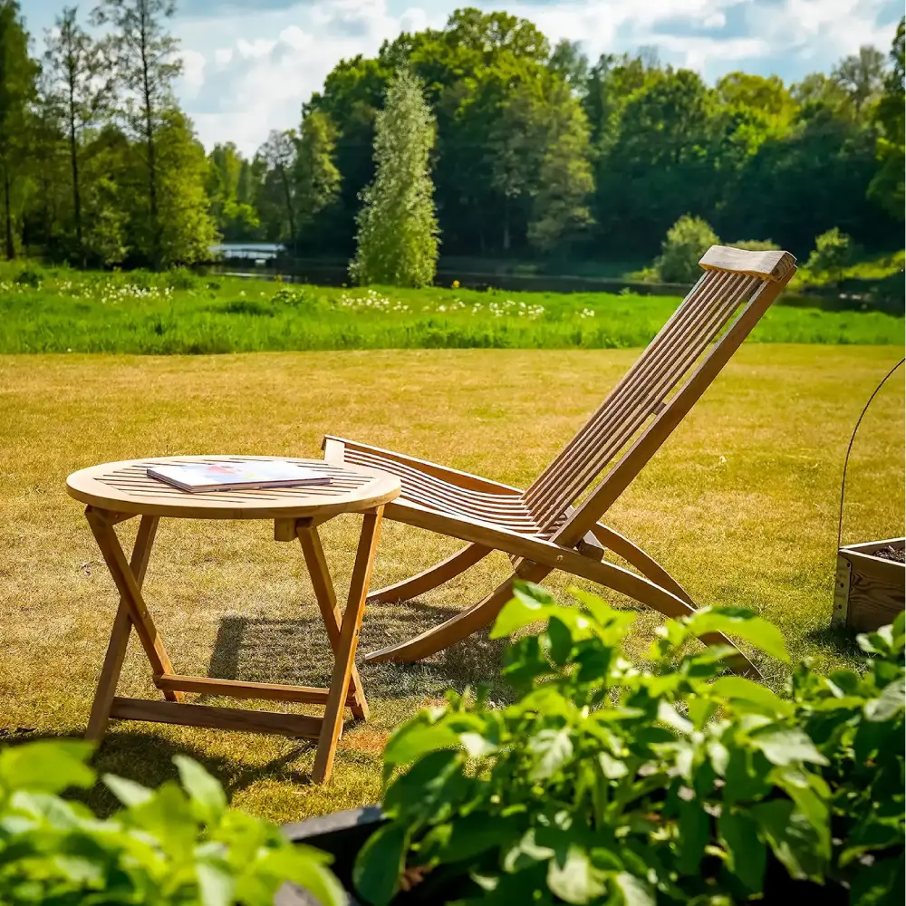 Alnö Tisch Ø 55 Teak