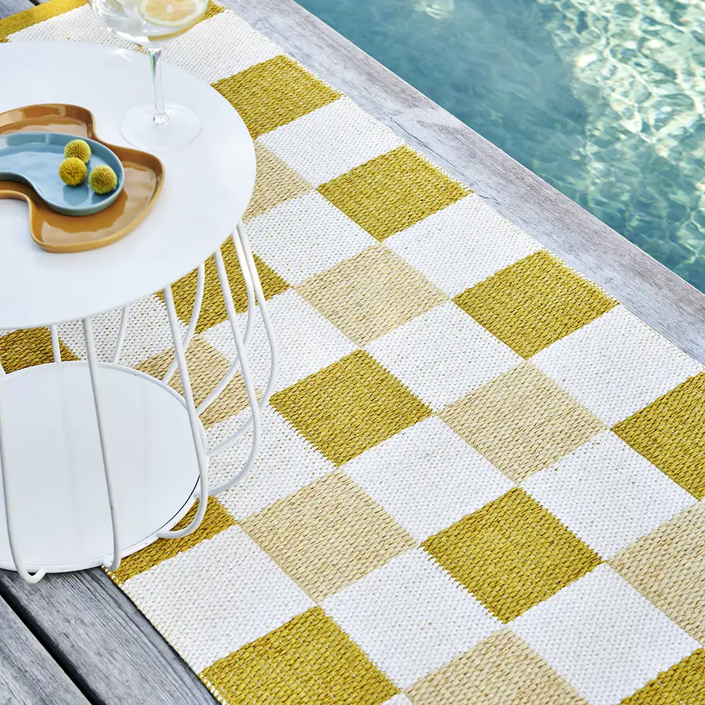 Pix Teppich 70x160 cm Mustard/Vanilla/Pale Yellow