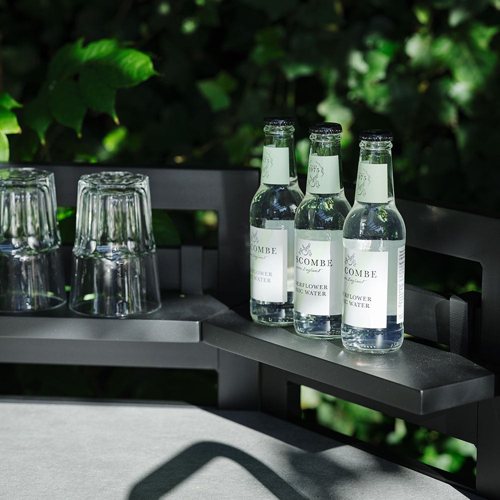 Fornax Küchenecke groß schwarz/grau