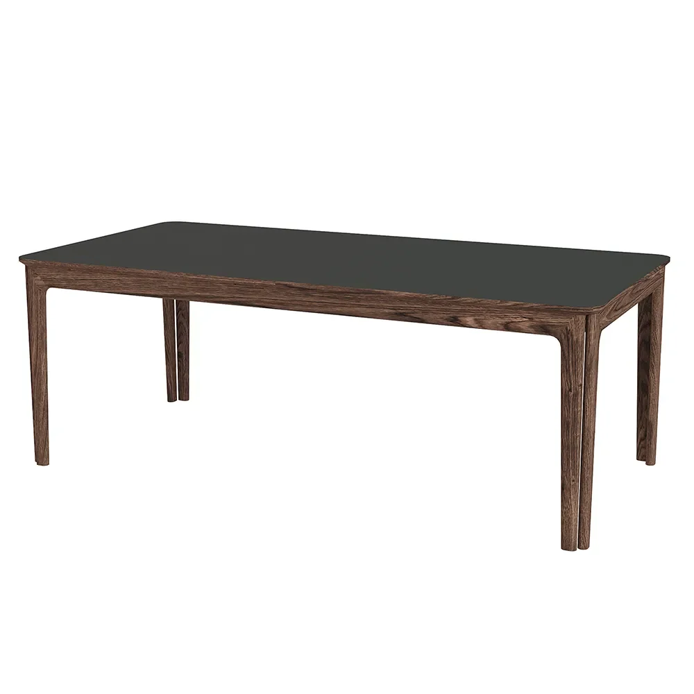 Sm27 Tisch Nussbaum Öl/Schwarz Nano-Laminat