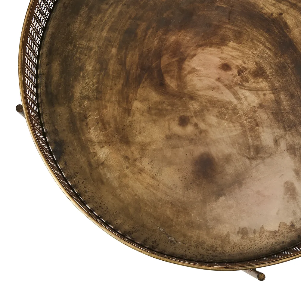 Thomas Beistelltisch M Brass colour