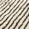  Kami-Knotenteppich 120 x 180 cm – Cremeweiß/Kaffee