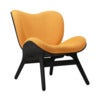 A Conversation Piece Loungesessel Black Oak/Tangerine