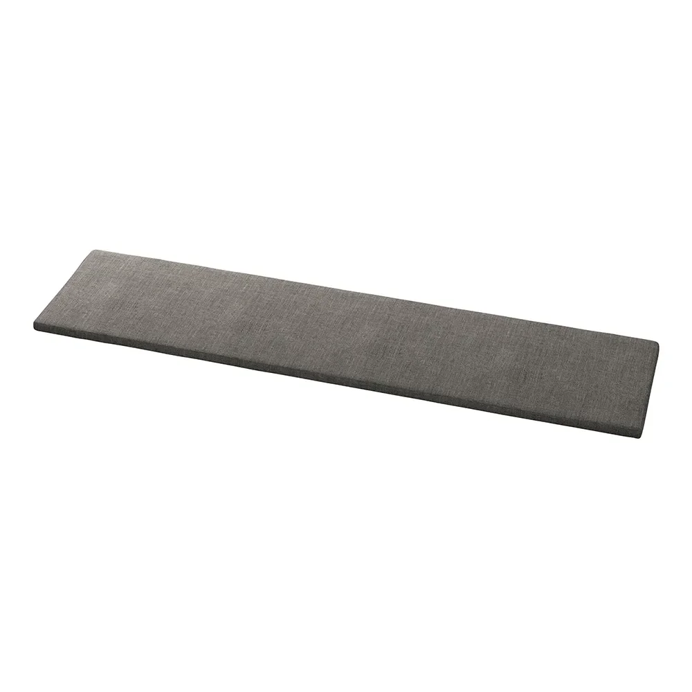 Sitzbank 9, schwarz meliert, L 40 B 170 H 3 cm