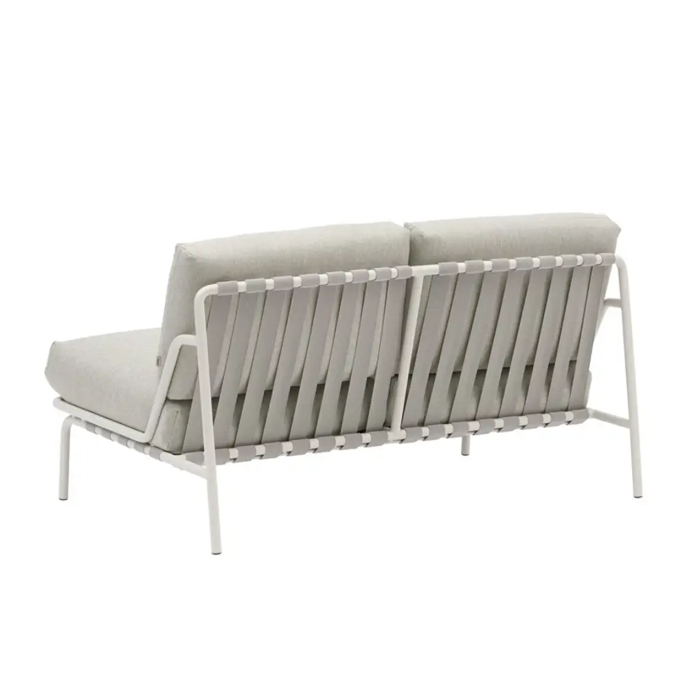 Lounge-Sofa Settle 2-seater Laze 1/Grey