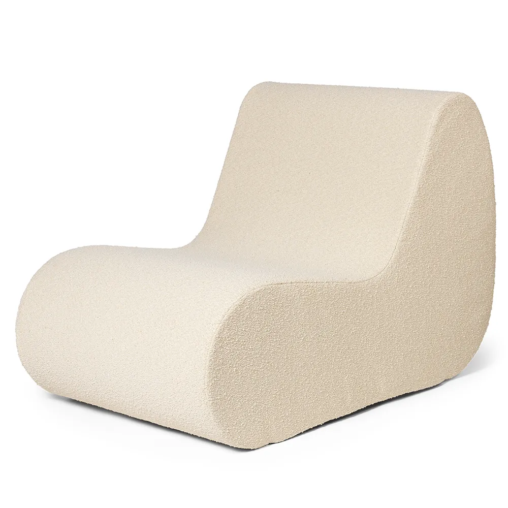 Rouli Sessel Bouclé Off-white