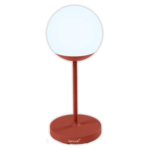 Mooon. Lampe H:63 cm Rot ocker