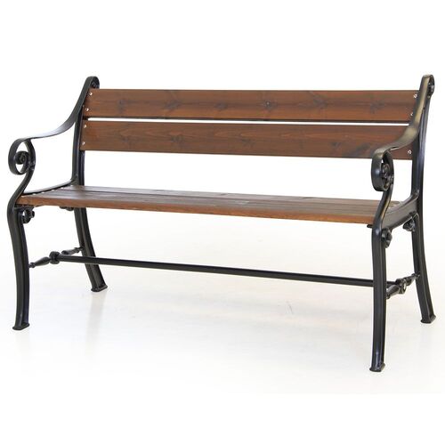 Köpenhamn Parkbank schwarz/java