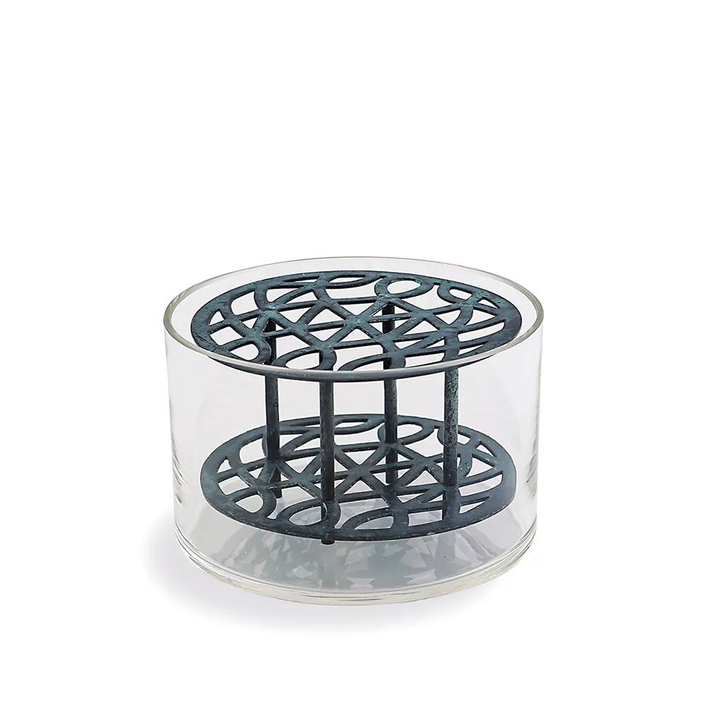 Vase Äng Small Blaugrün