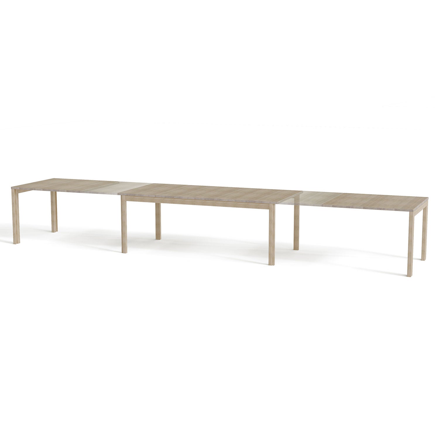 Sm24 Tisch Eiche Schwarz Lackiert 200-356(512)X100X73Cm 