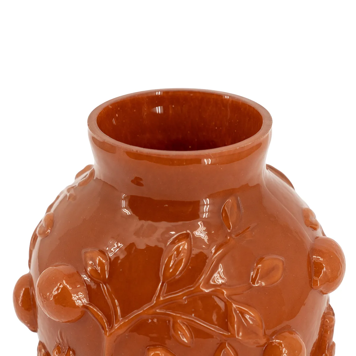 Mundgeblasene Vase Aru H22 cm Caramel